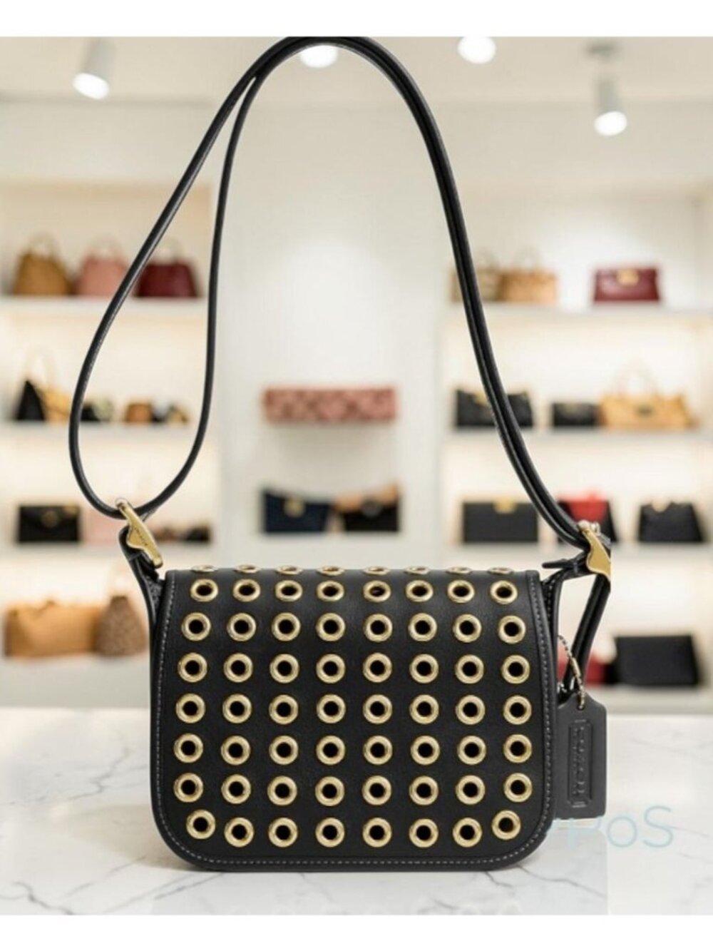 NWT!!  Coach  Patricia Legacy Handbag With Gold Grommet Detailing & Adjustable S